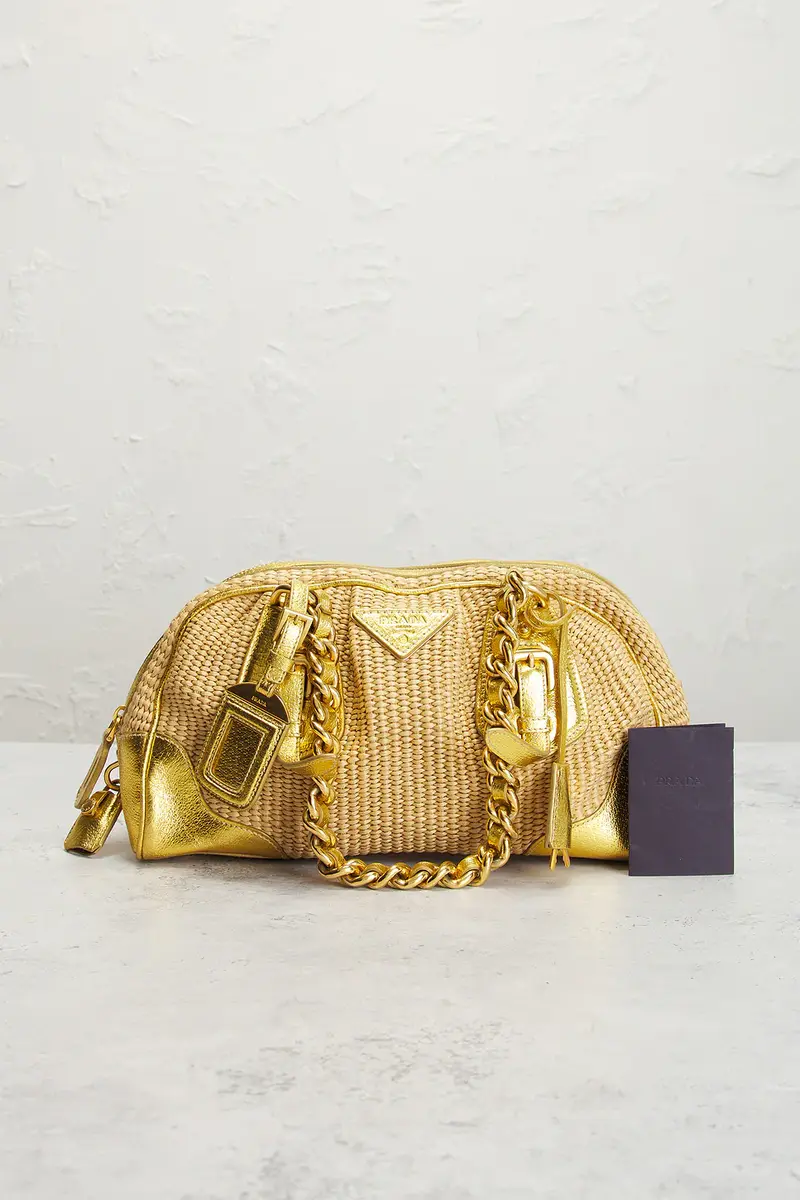 Prada Prada Paglia & Cinghiale Handbag | Thumbnail 10