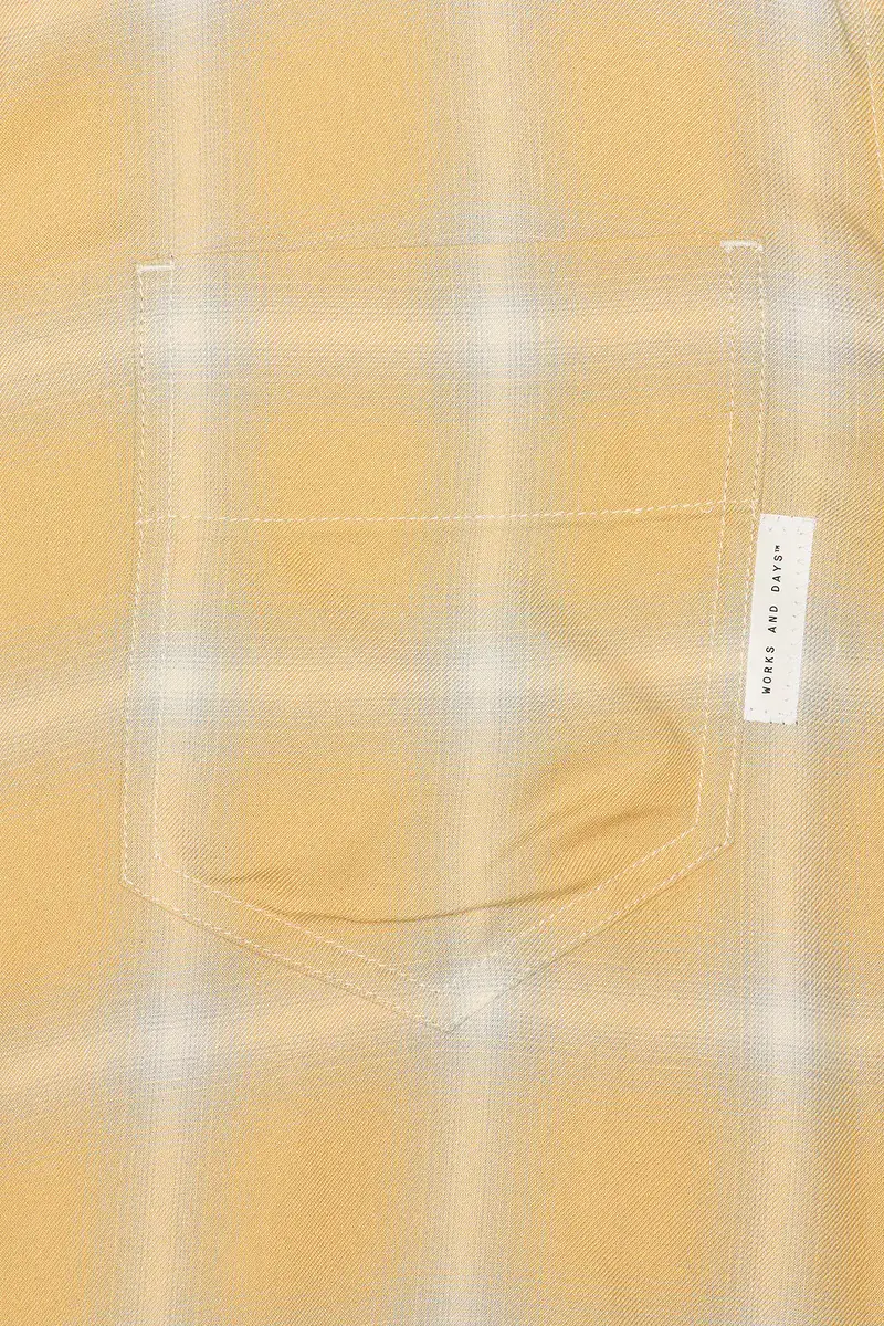 Works and Days Rayon Check Classic Shirt | Thumbnail 5