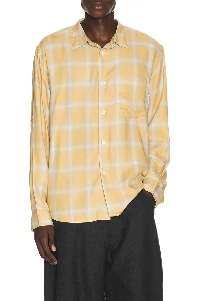 Rayon Check Classic Shirt Rayon Check Classic Shirt