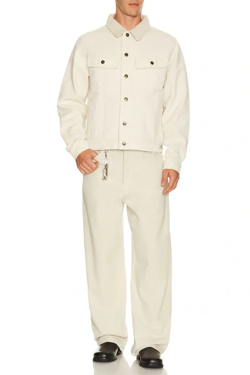 SCHOTT Cotton Canvas Trucker Jacket | Thumbnail 3