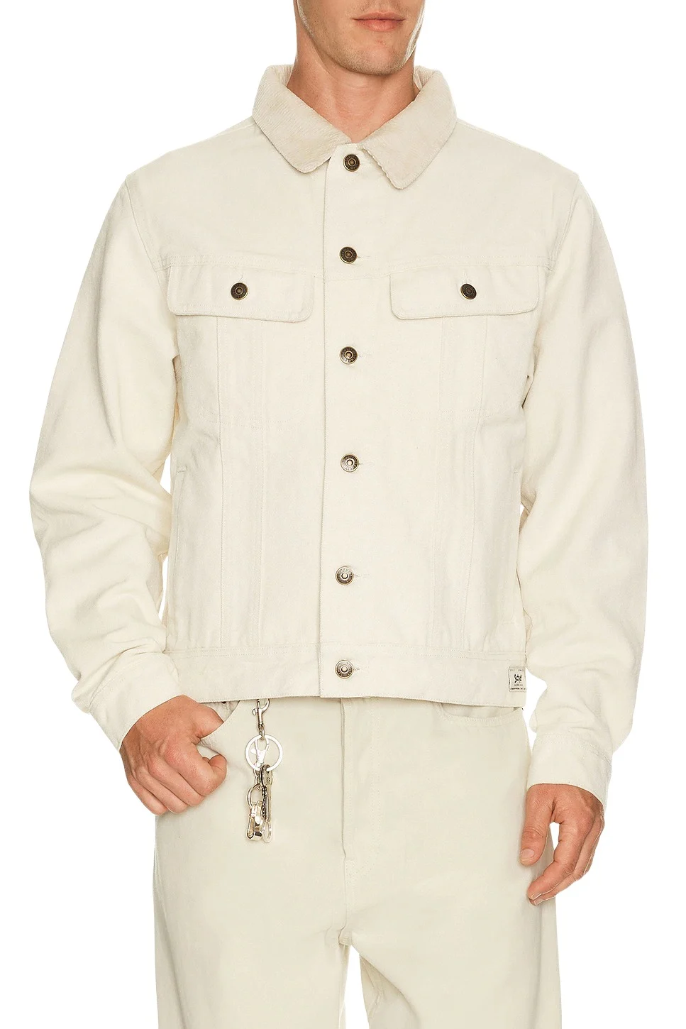 SCHOTT Cotton Canvas Trucker Jacket