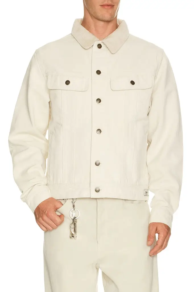Cotton Canvas Trucker Jacket Cotton Canvas Trucker Jacket