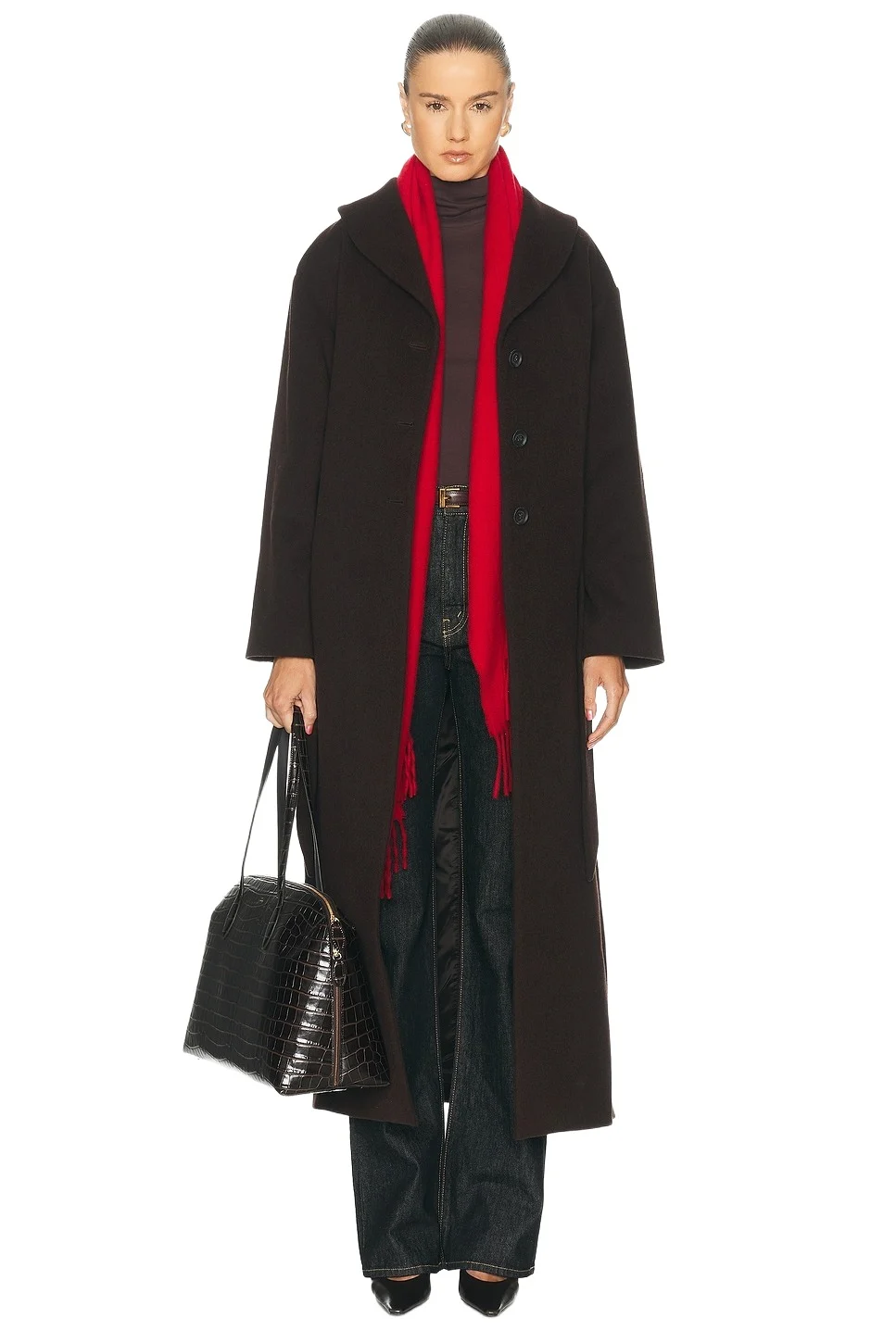 House of Dagmar Wool Robe Coat