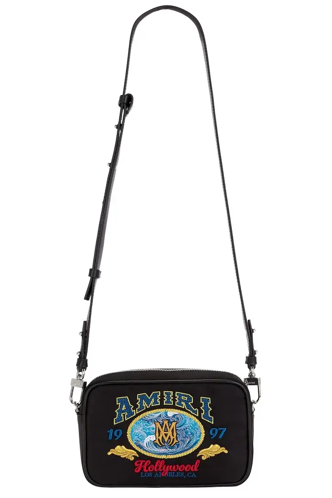 AMIRI Embroidered Logo Camera Case