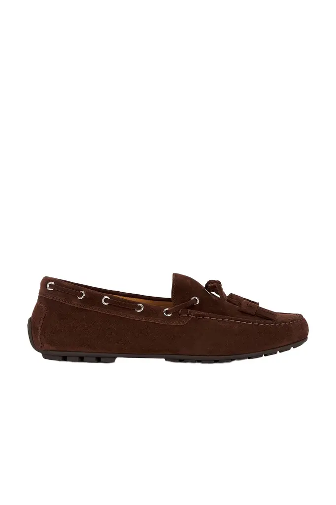 Ralph Lauren Purple Label Harold Tassle Braided Shoe