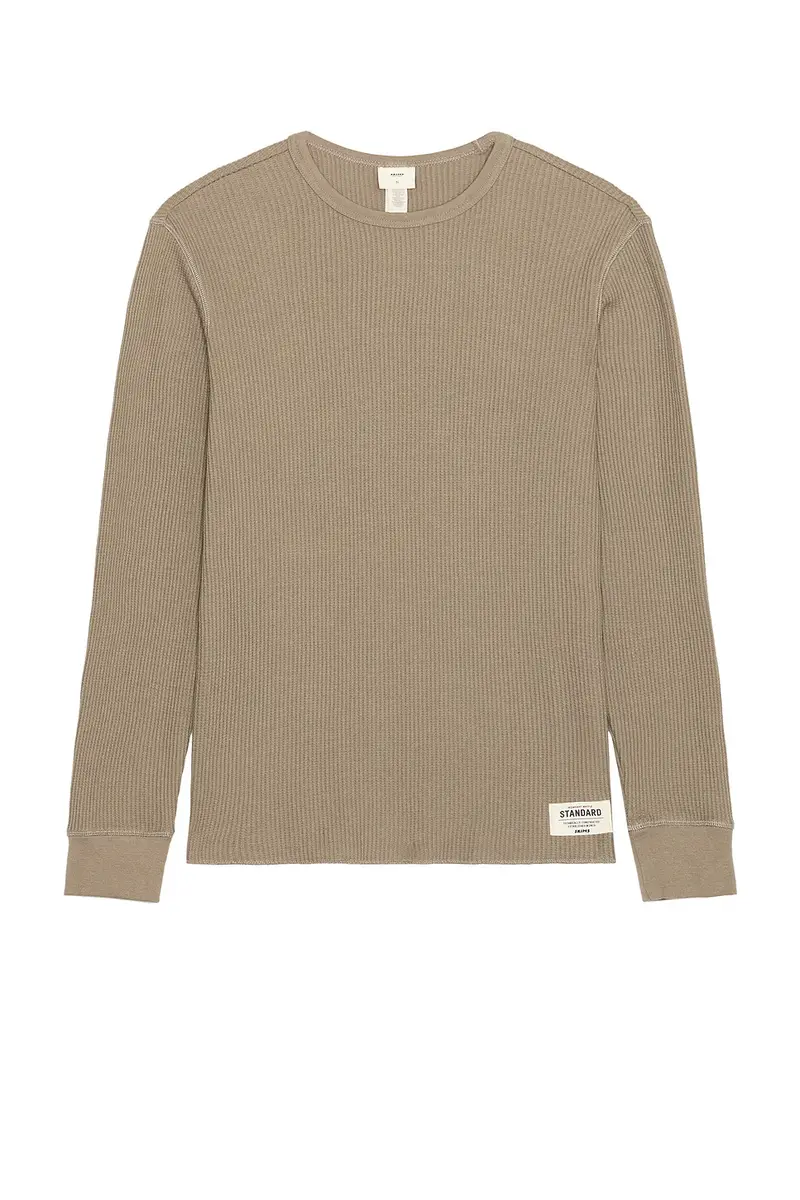 Skims Branded Classic Waffle Crewneck T-shirt | Thumbnail 4 Skims Branded Classic Waffle Crewneck T-shirt | Thumbnail 4