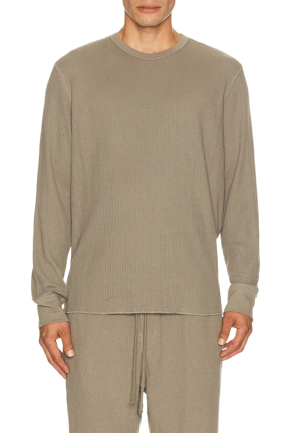 Branded Classic Waffle Crewneck T-shirt