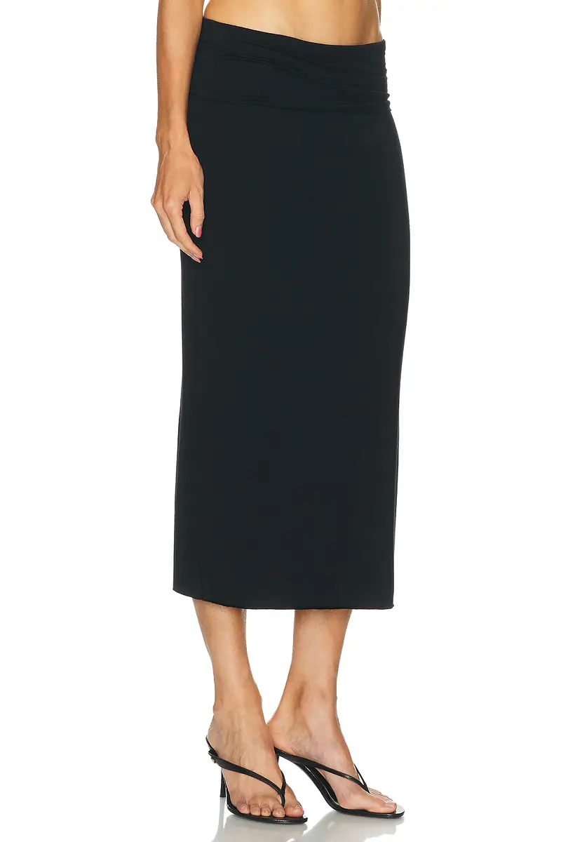 ÉTERNE Elsa Soft Jersey Midi Skirt | Thumbnail 2 ÉTERNE Elsa Soft Jersey Midi Skirt | Thumbnail 2
