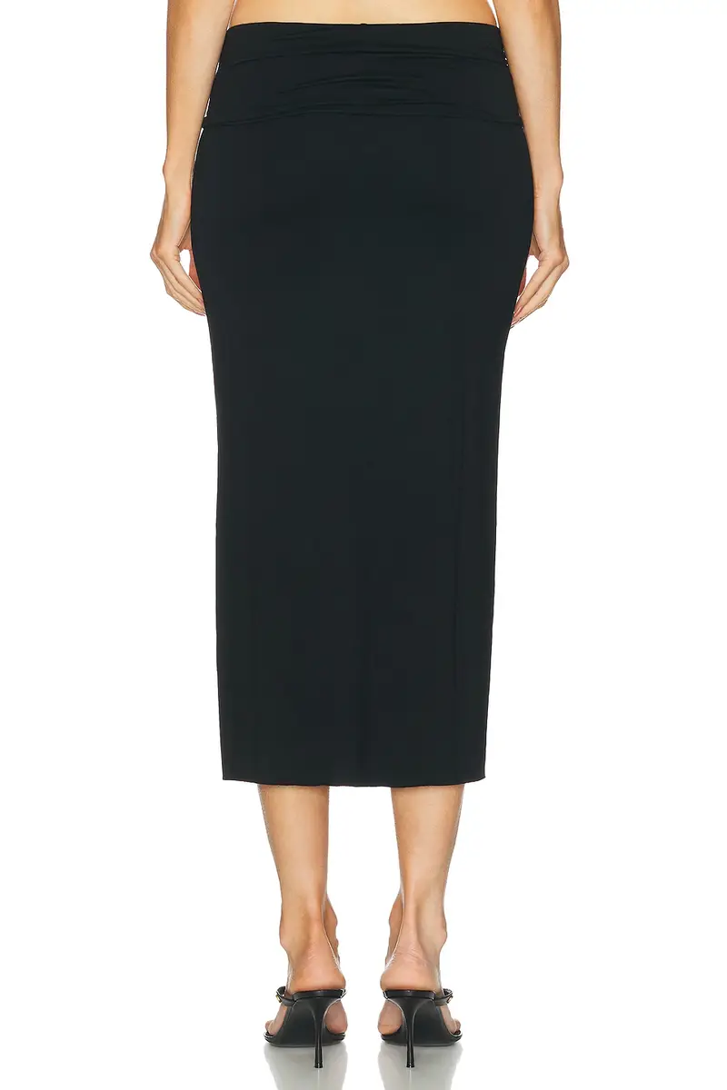 ÉTERNE Elsa Soft Jersey Midi Skirt | Thumbnail 4 ÉTERNE Elsa Soft Jersey Midi Skirt | Thumbnail 4