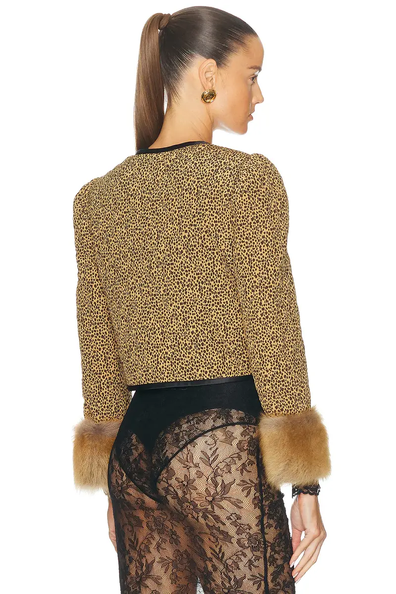 Valentino Crepe De Chine Jacket | Thumbnail 4 Valentino Crepe De Chine Jacket | Thumbnail 4