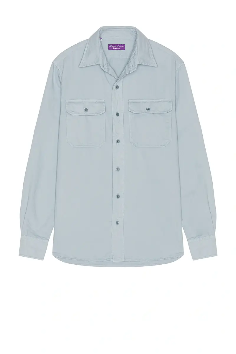 Ralph Lauren Purple Label Raleigh W Epaulette Shirt | Thumbnail 4 Ralph Lauren Purple Label Raleigh W Epaulette Shirt | Thumbnail 4