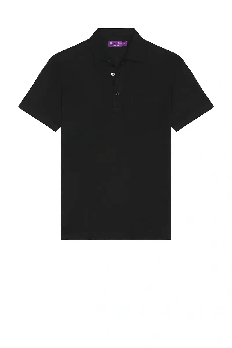 Ralph Lauren Purple Label Short Sleeve Polo Shirt | Thumbnail 4 Ralph Lauren Purple Label Short Sleeve Polo Shirt | Thumbnail 4