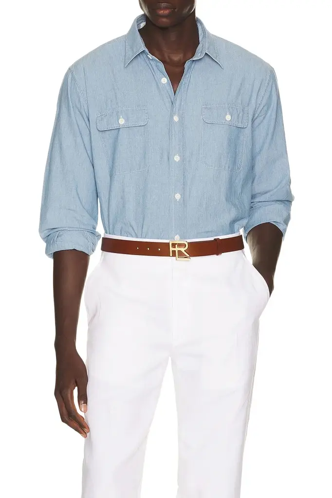 Ralph Lauren Purple Label Long Sleeve Button Up Shirt
