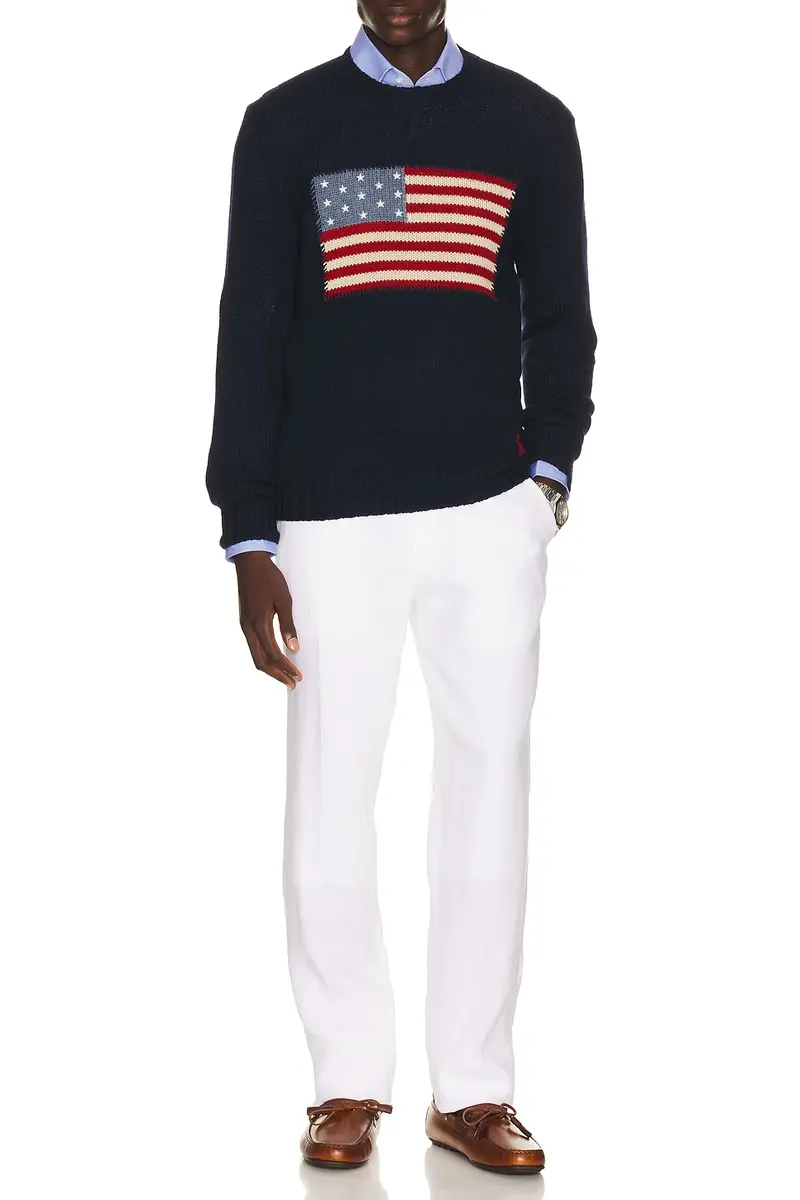 Ralph Lauren Purple Label Flag Sweater | Thumbnail 3