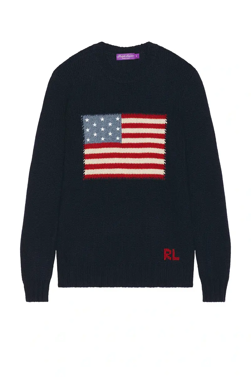 Ralph Lauren Purple Label Flag Sweater | Thumbnail 4