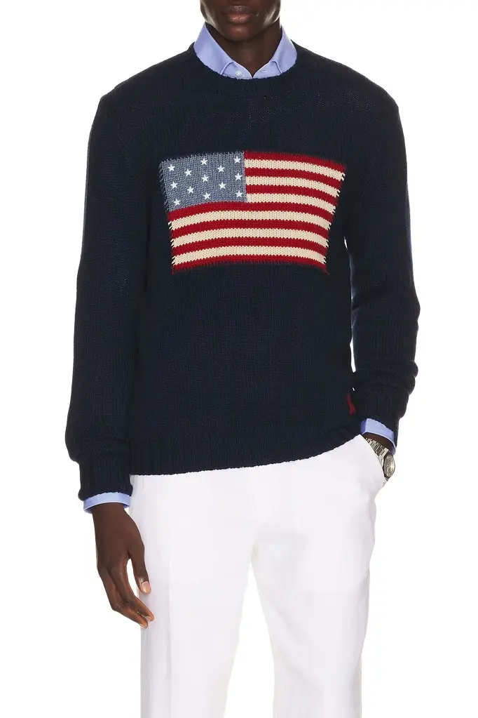 Ralph Lauren Purple Label Flag Sweater