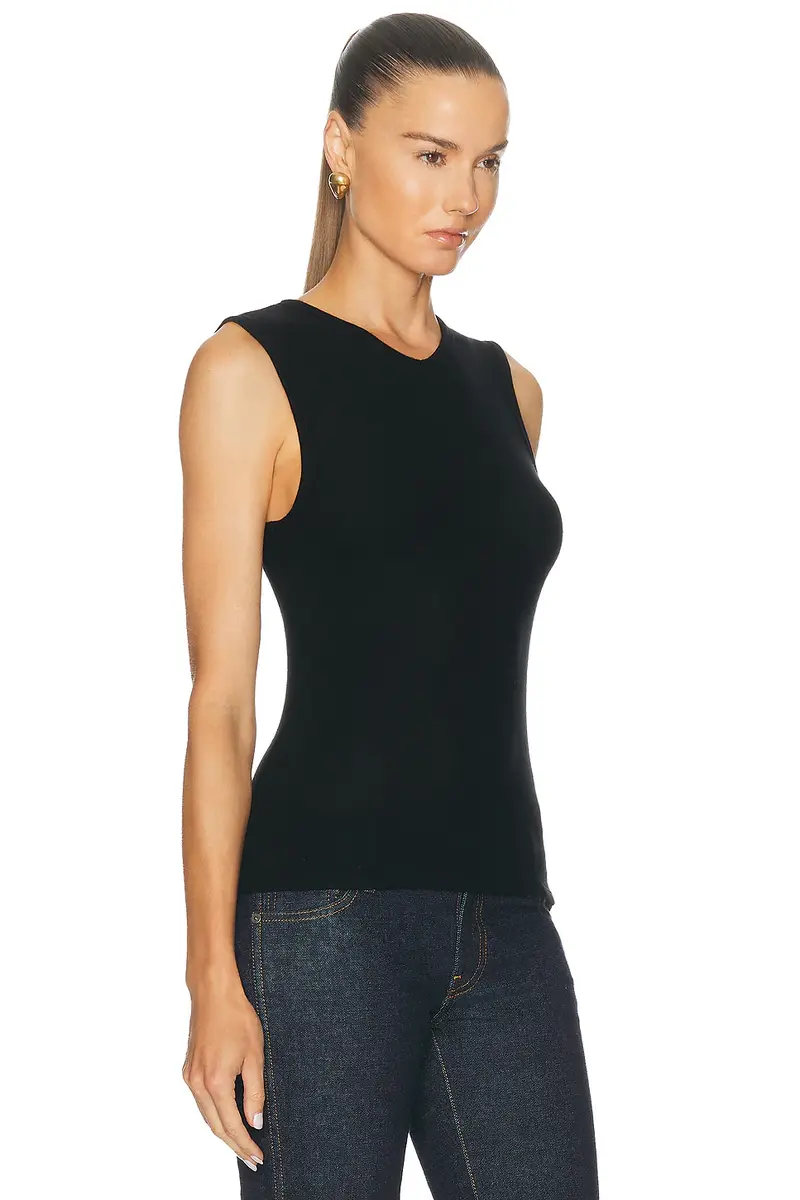 KYE Brushed Hacci High Tank Top | Thumbnail 2 KYE Brushed Hacci High Tank Top | Thumbnail 2