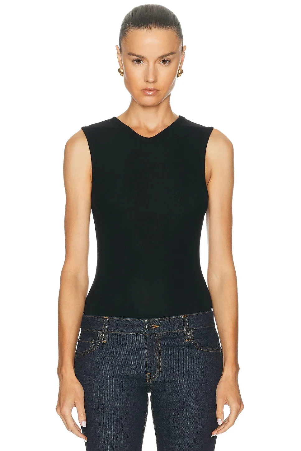 KYE Brushed Hacci High Tank Top