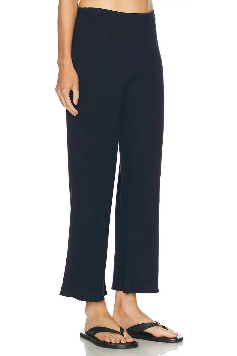 DONNI. The Baby Rib Scallop Pant | Thumbnail 2 DONNI. The Baby Rib Scallop Pant | Thumbnail 2