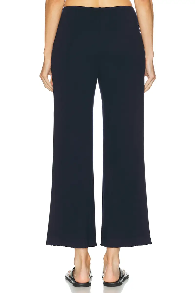 DONNI. The Baby Rib Scallop Pant | Thumbnail 4 DONNI. The Baby Rib Scallop Pant | Thumbnail 4
