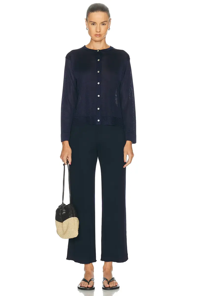 DONNI. The Baby Rib Scallop Pant | Thumbnail 5 DONNI. The Baby Rib Scallop Pant | Thumbnail 5