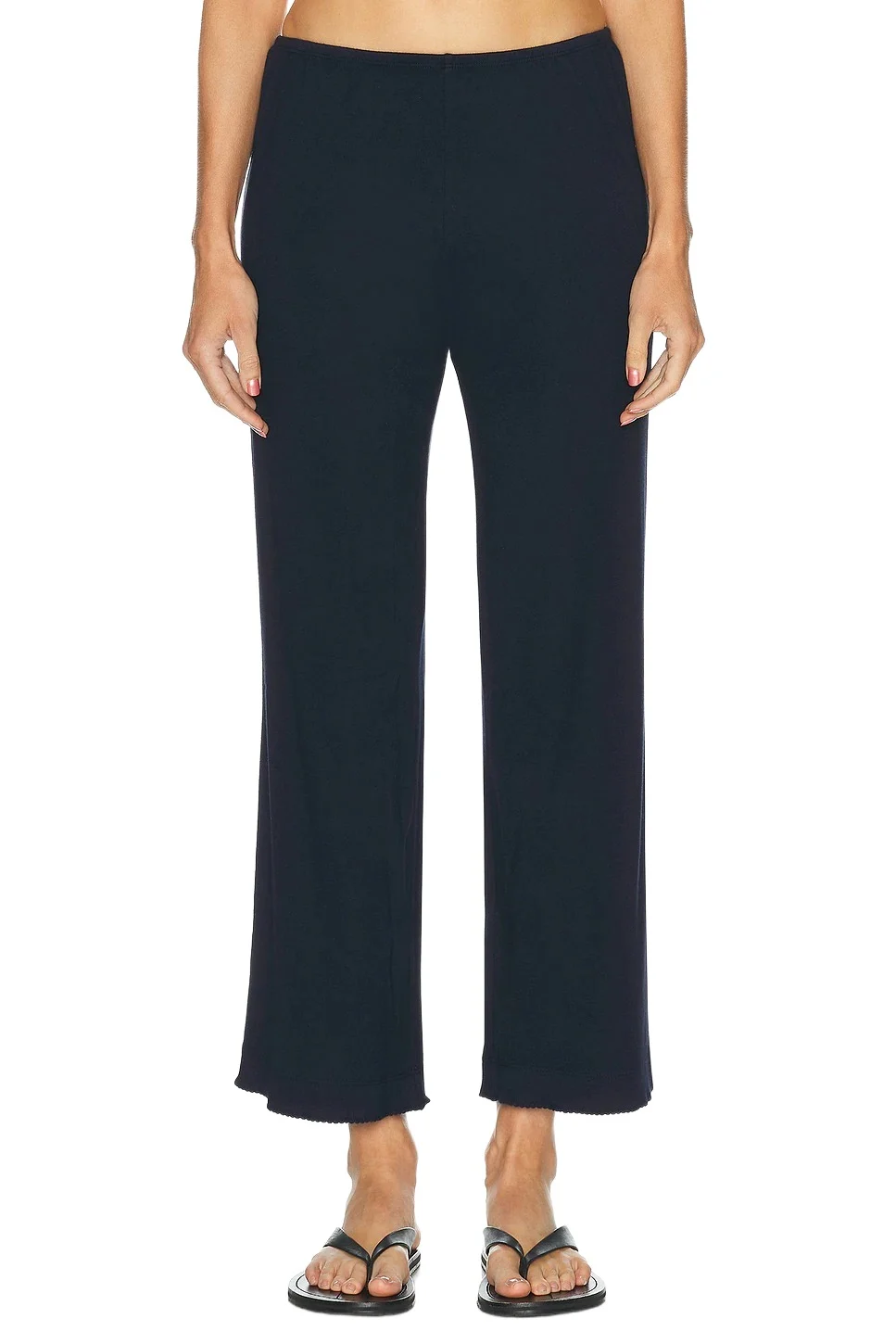 The Baby Rib Scallop Pant The Baby Rib Scallop Pant