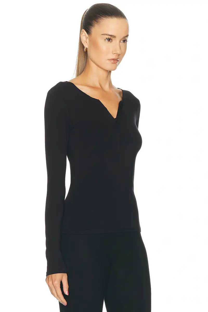 KYE Half Zip Long Sleeve Top | Thumbnail 2 KYE Half Zip Long Sleeve Top | Thumbnail 2