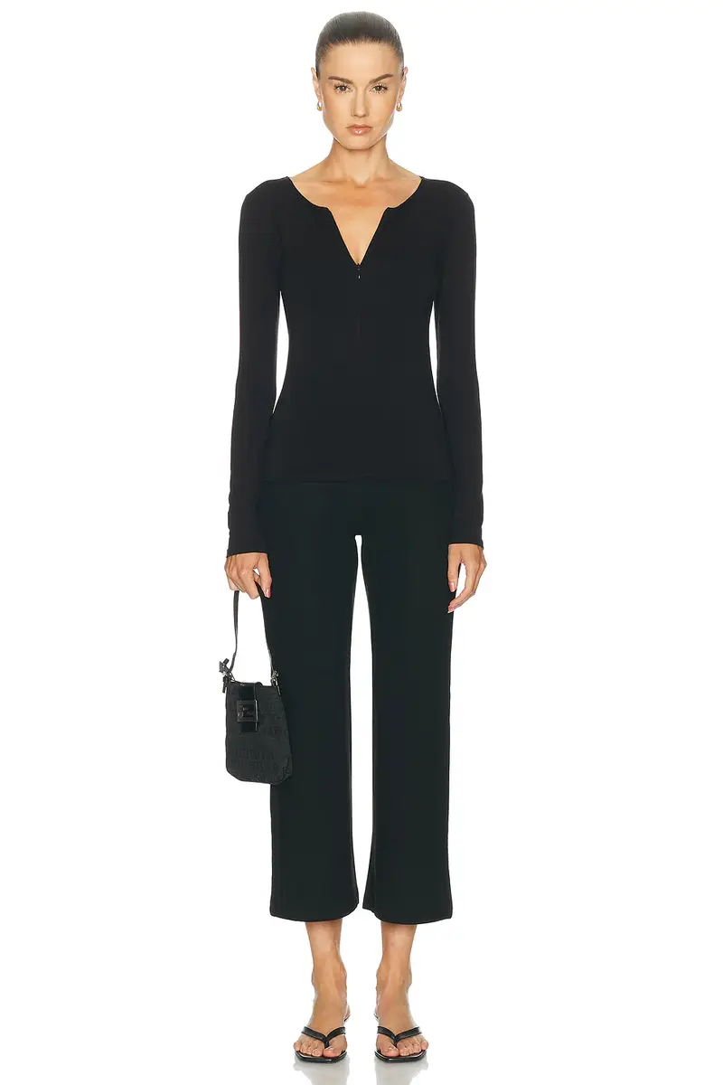 KYE Half Zip Long Sleeve Top | Thumbnail 4 KYE Half Zip Long Sleeve Top | Thumbnail 4