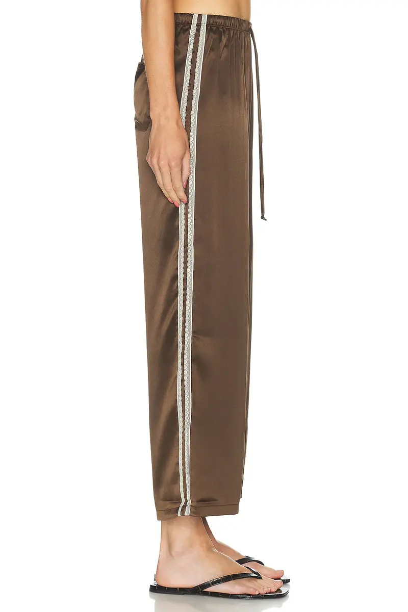 DONNI. The Silk Lace Stripe Crop Pant | Thumbnail 3 DONNI. The Silk Lace Stripe Crop Pant | Thumbnail 3