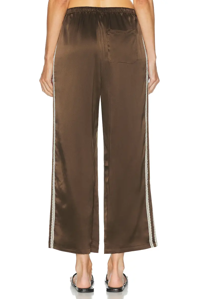 DONNI. The Silk Lace Stripe Crop Pant | Thumbnail 4 DONNI. The Silk Lace Stripe Crop Pant | Thumbnail 4
