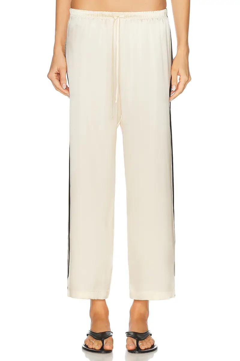 DONNI. The Silk Stripe Crop Pant | Thumbnail 2
