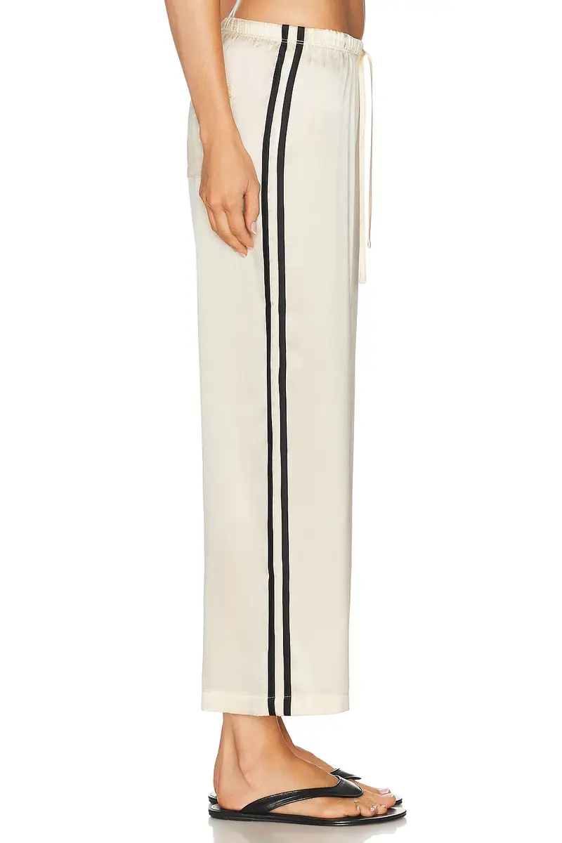 DONNI. The Silk Stripe Crop Pant | Thumbnail 3