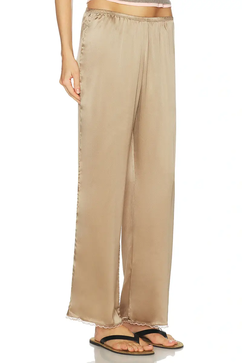 DONNI. The Silk Lace Simple Pant | Thumbnail 2
