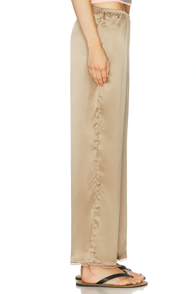 DONNI. The Silk Lace Simple Pant | Thumbnail 3