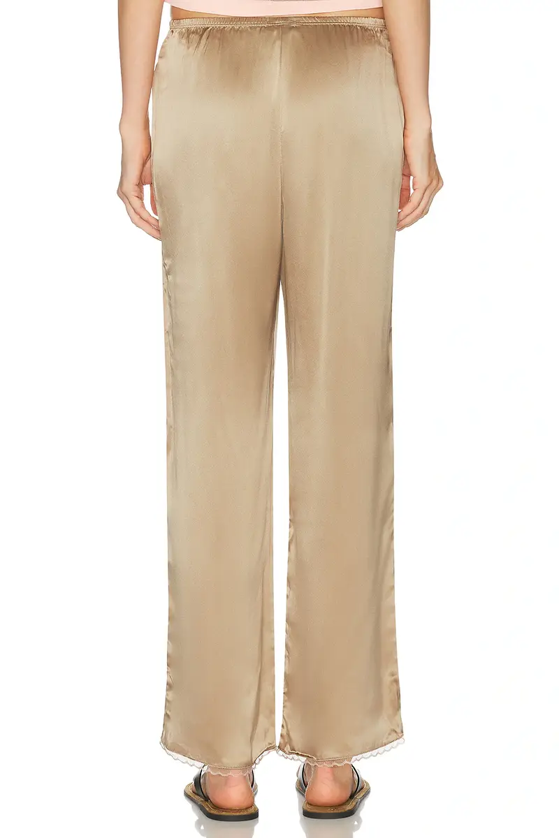 DONNI. The Silk Lace Simple Pant | Thumbnail 4