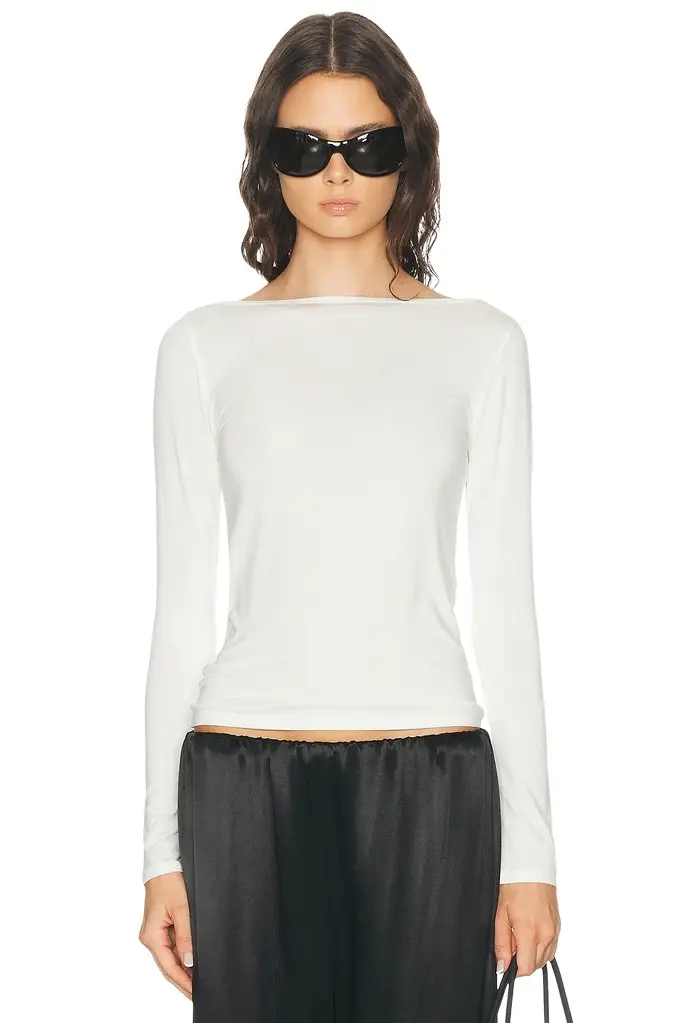Bateau Long Sleeve Top