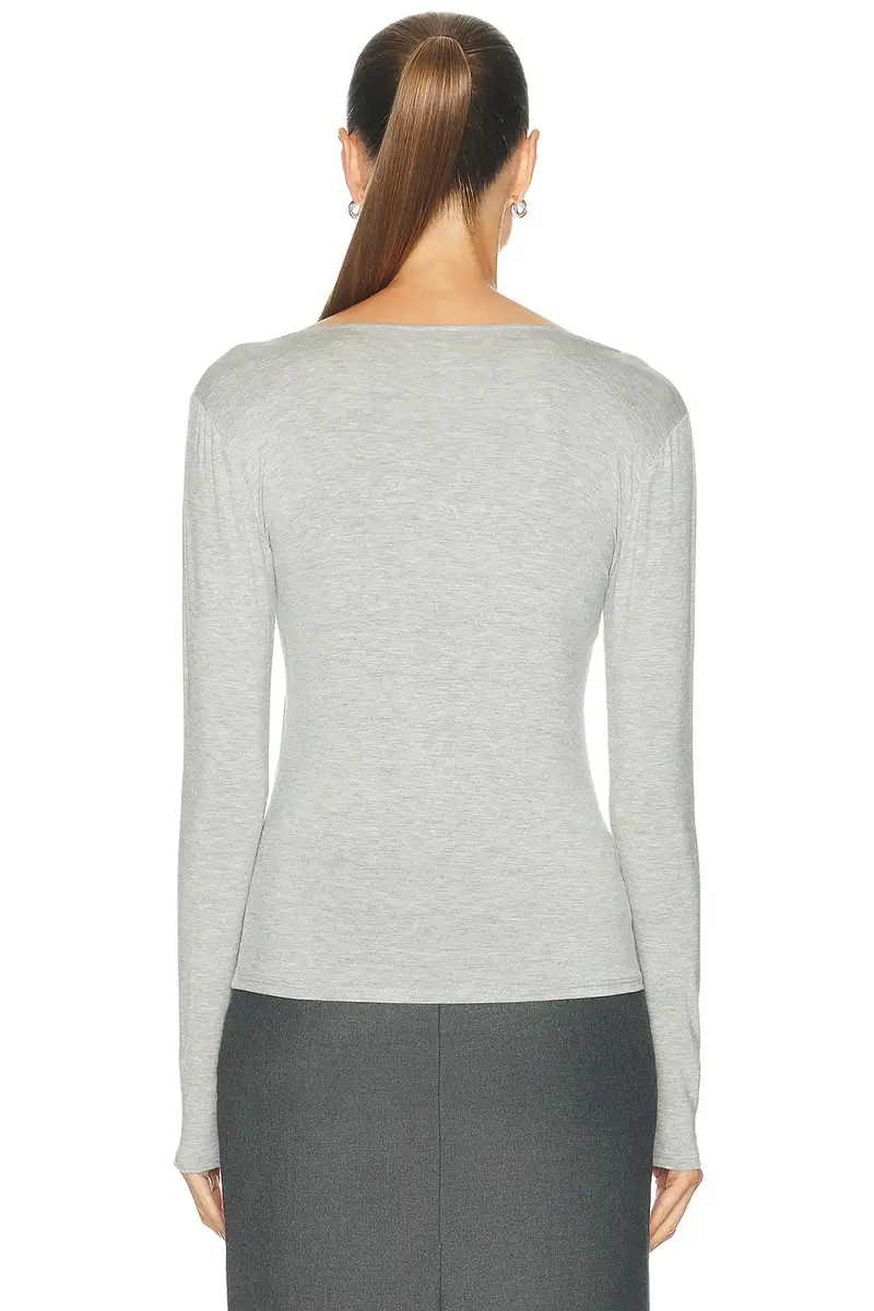 KYE V-Neck Long Sleeve Top | Thumbnail 3 KYE V-Neck Long Sleeve Top | Thumbnail 3