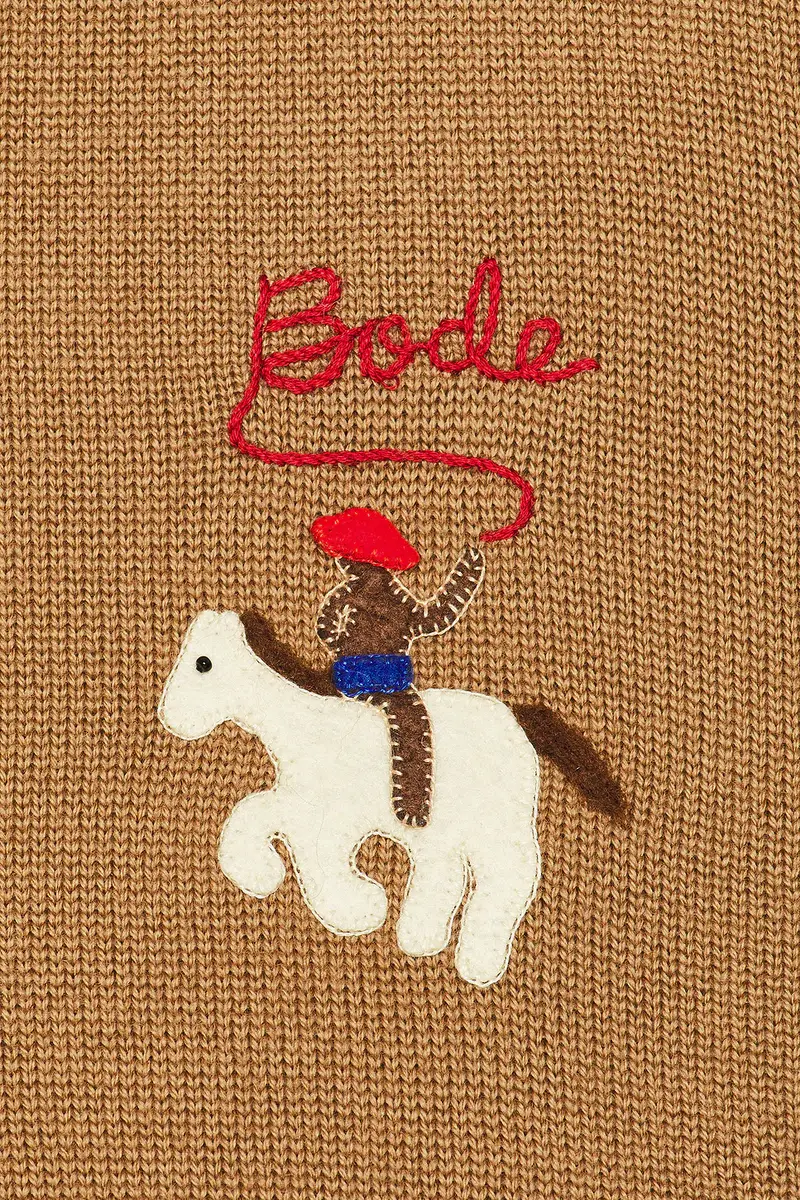 BODE Cowboy Applique Polo | Thumbnail 5 BODE Cowboy Applique Polo | Thumbnail 5