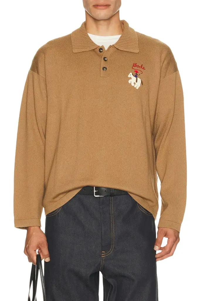 Cowboy Applique Polo Cowboy Applique Polo