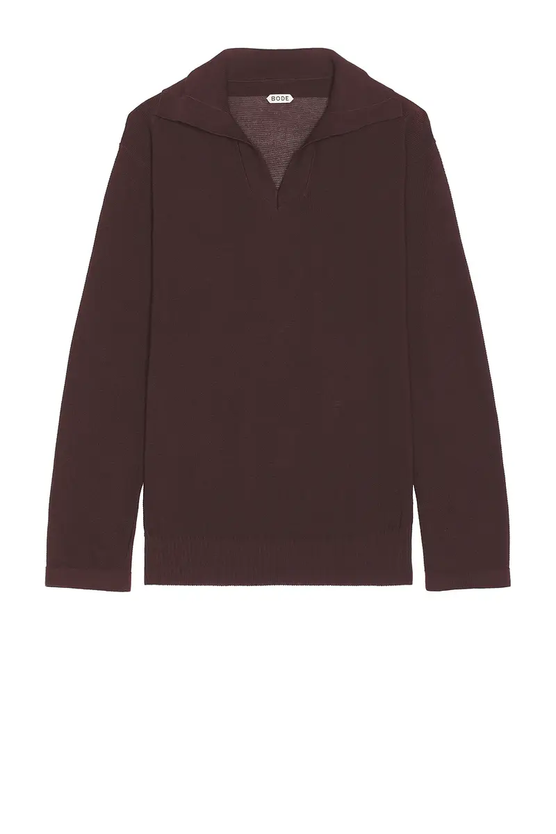 BODE Boxy Polo Long Sleeve | Thumbnail 4 BODE Boxy Polo Long Sleeve | Thumbnail 4