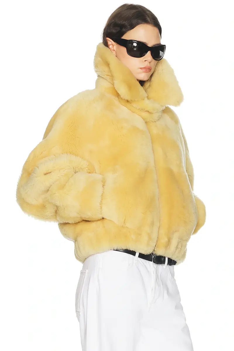 Helmut Lang Shearling Bomber Jacket | Thumbnail 3 Helmut Lang Shearling Bomber Jacket | Thumbnail 3
