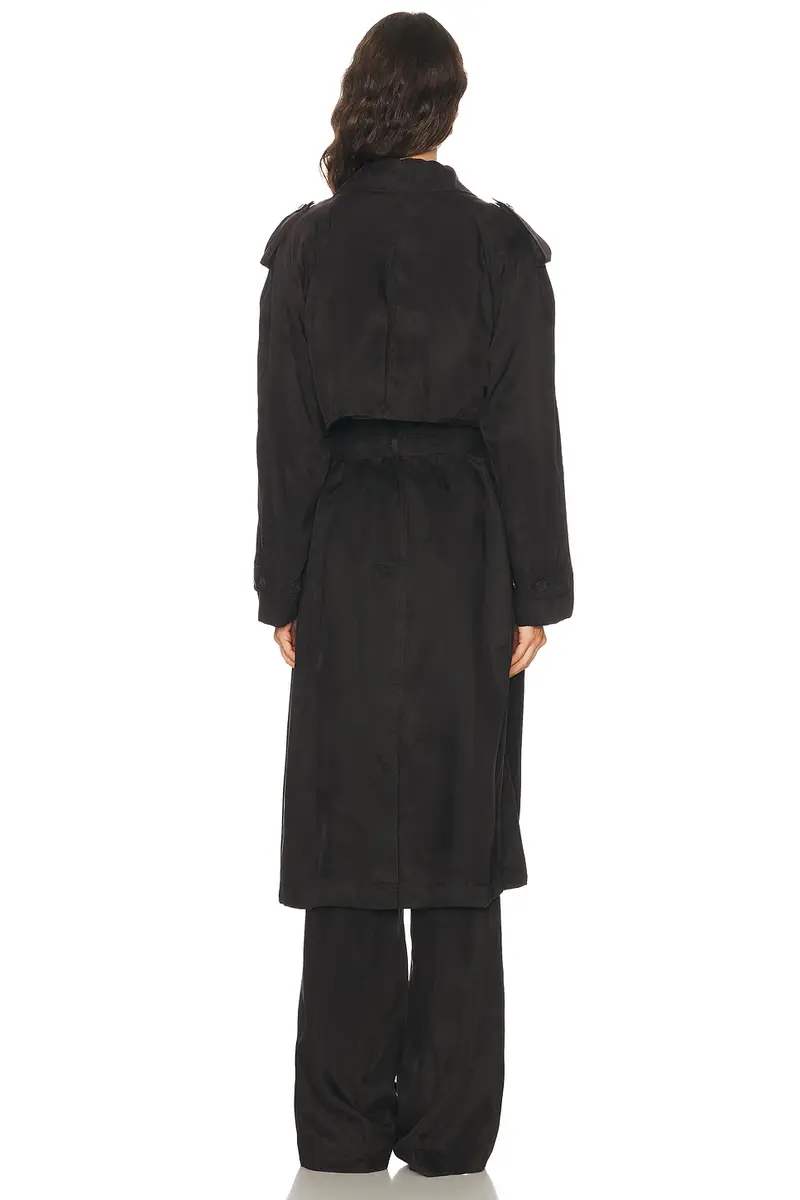 Helmut Lang Fluid Trench Coat | Thumbnail 4 Helmut Lang Fluid Trench Coat | Thumbnail 4