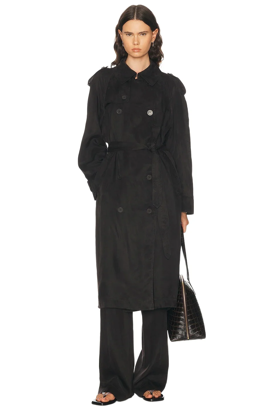 Helmut Lang Fluid Trench Coat