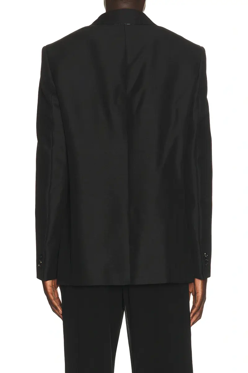Bottega Veneta Mohair Wool Jacket Intrecciato Lapel | Thumbnail 2 Bottega Veneta Mohair Wool Jacket Intrecciato Lapel | Thumbnail 2