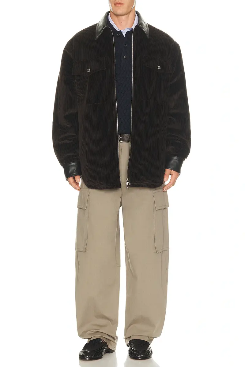 Bottega Veneta Washed Cotton Corduroy Padded Overshirt | Thumbnail 3 Bottega Veneta Washed Cotton Corduroy Padded Overshirt | Thumbnail 3