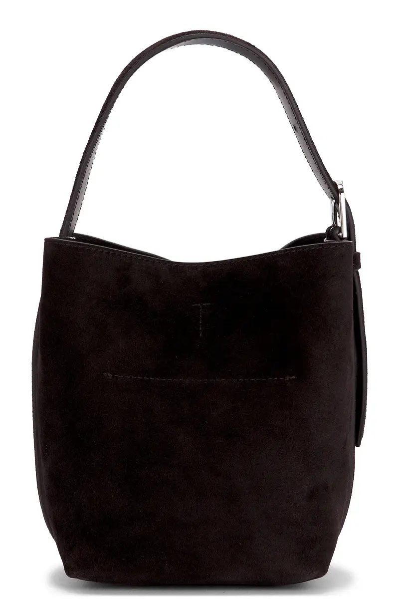 TOTEME Petite Belted Suede Tote Bag | Thumbnail 2