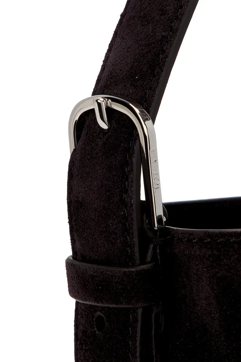 TOTEME Petite Belted Suede Tote Bag | Thumbnail 6