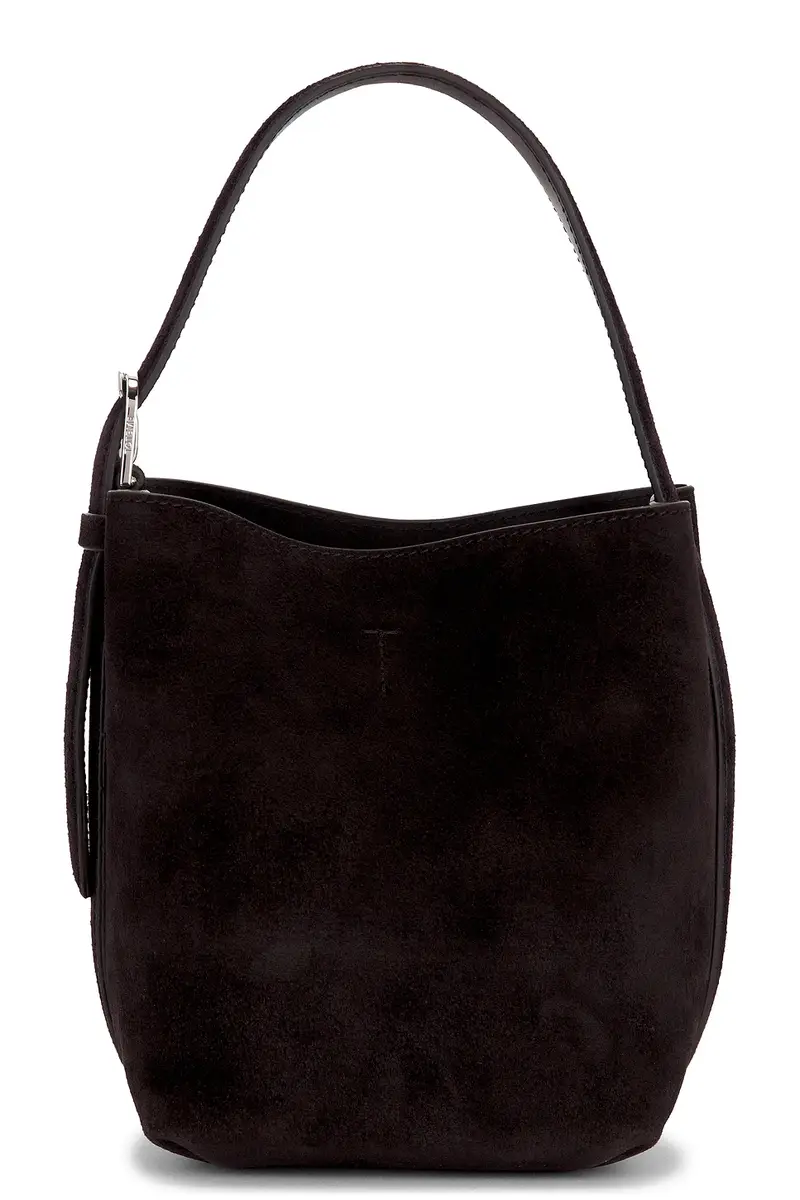 Petite Belted Suede Tote Bag Petite Belted Suede Tote Bag