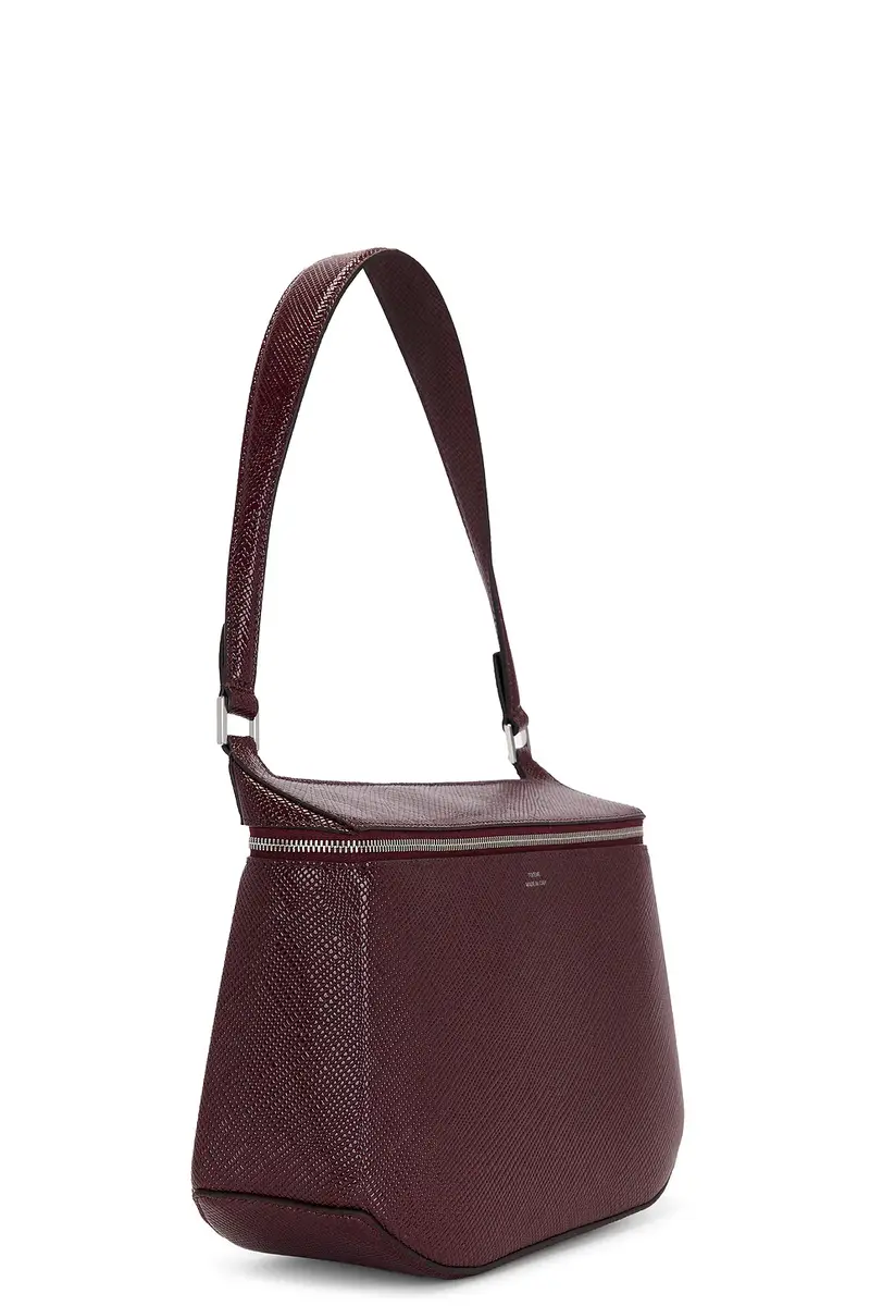 TOTEME Clip Palmellato Patent Shoulder Bag | Thumbnail 4