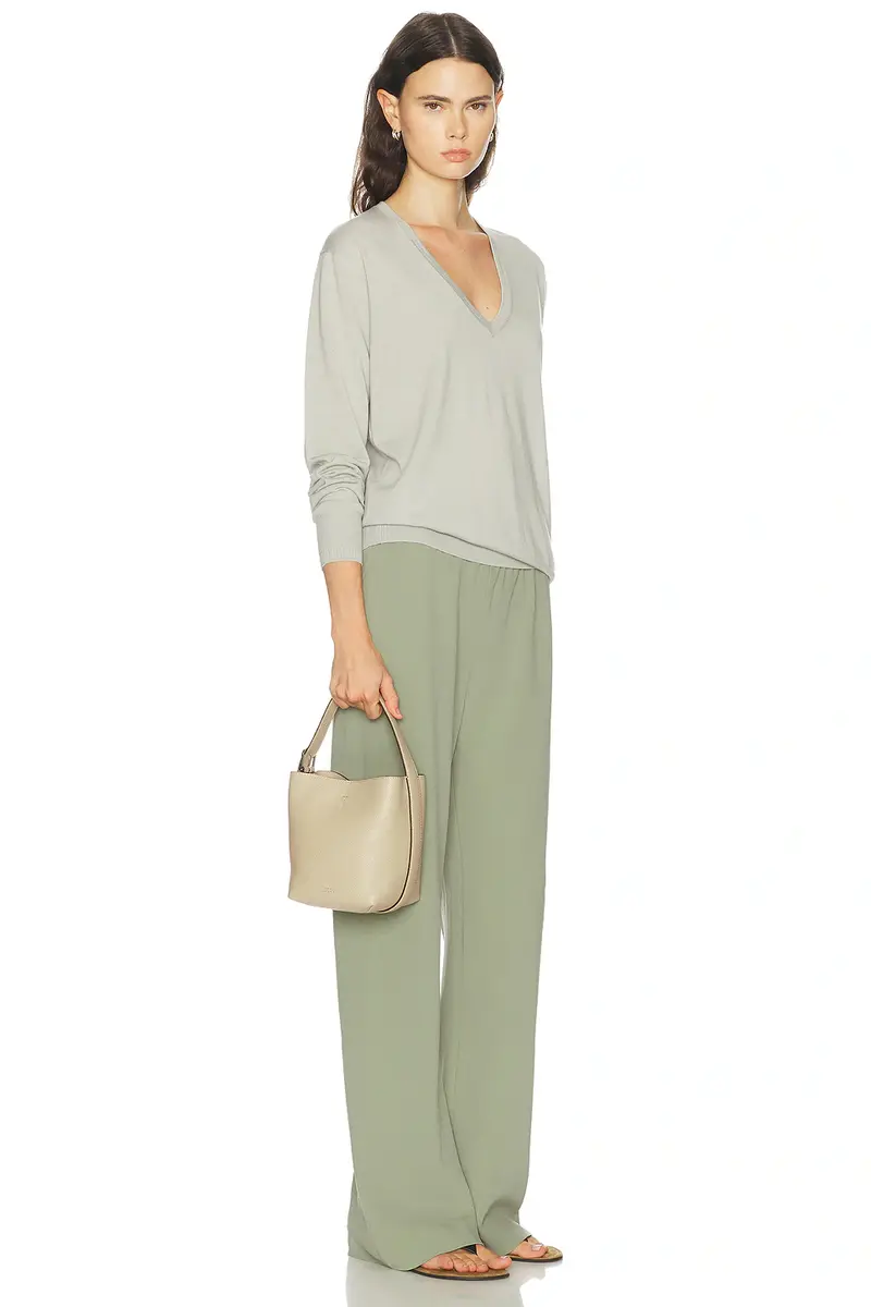 TOTEME Petite Belted Grained Leather Tote Bag | Thumbnail 2